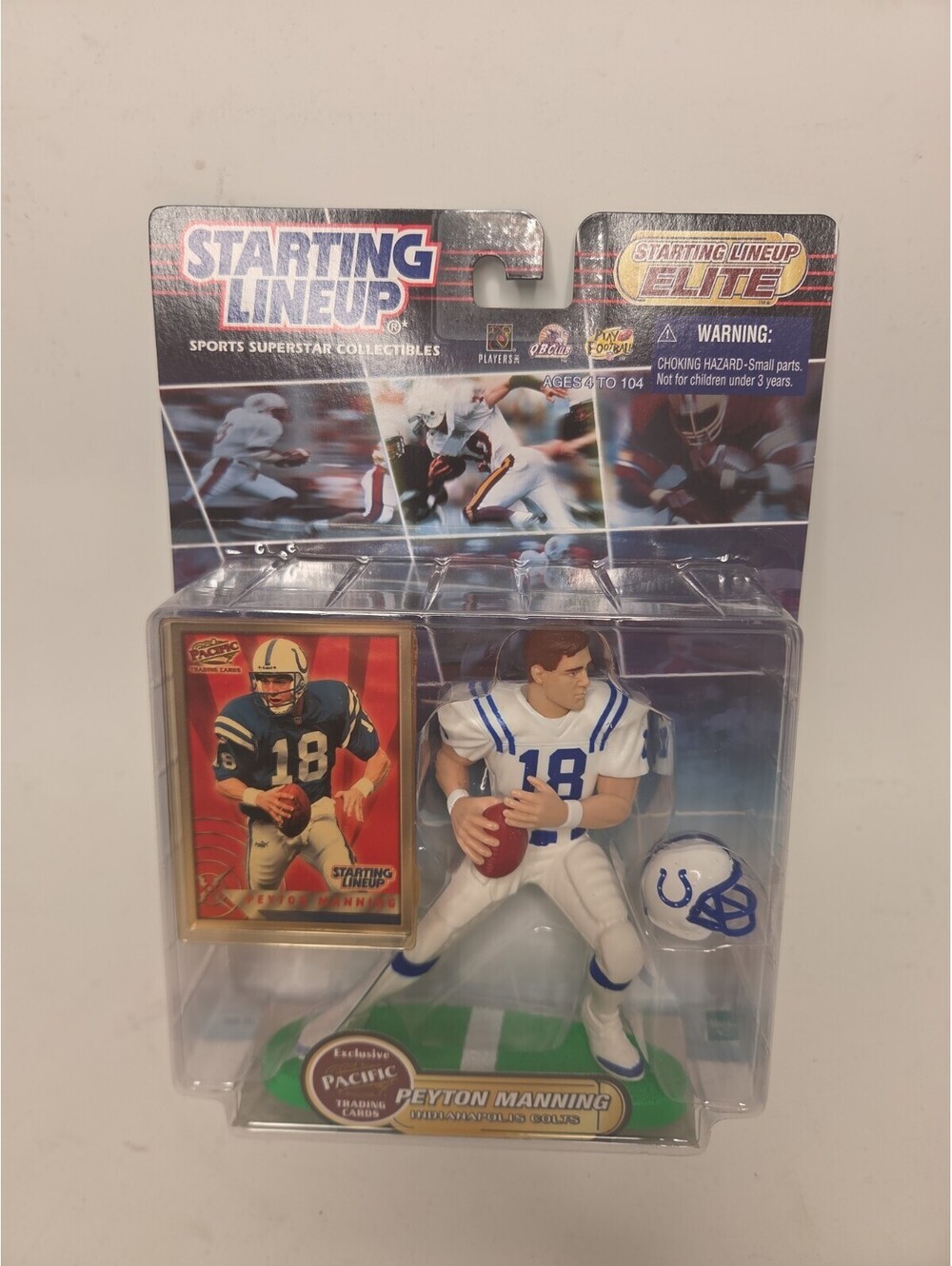 Peyton Manning Indianapolis Colts Figure Starting Lineup Elite 2000 Mint